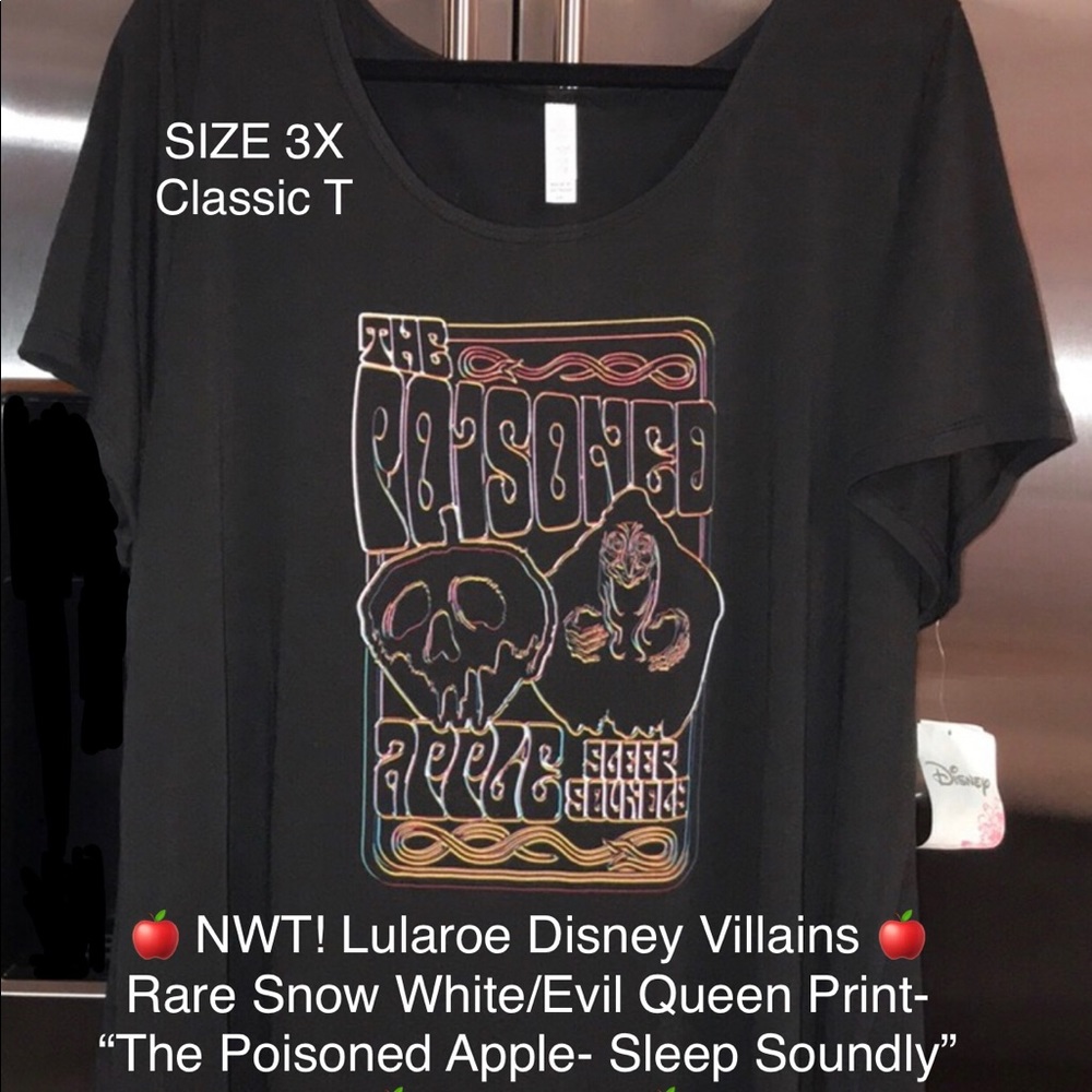 NWT🍎Lularoe Disney Villains The Poisoned Apple 3X